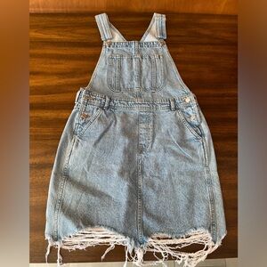 Denim Overall Skirt